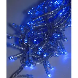 Світлодіодна гірлянда No Brand 160 LED класична 5 мм 8.5 м із прозорим дротом та синім світлом (1120-02) - мініатюра 3