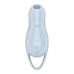 Вакуумний стимулятор клітора з вібрацією Satisfyer Pocket Pro 1 блакитний - мініатюра 6
