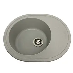 Кухонна мийка Adamant Vast 610x495x200 світло-сірий 100001494, Сірий - мініатюра 3