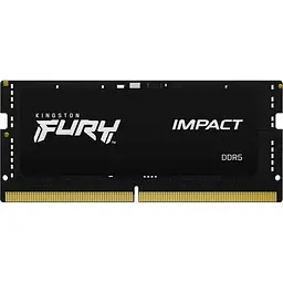 Модуль пам'яті для ноутбука SoDIMM DDR5 16GB 6000 MHz Impact XMP Kingston Fury (ex.HyperX) (KF560S38IB-16) - мініатюра 1