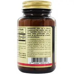 Вітамін В7 Solgar Biotin 1000 мкг 100 вегетаріанських капсул - мініатюра 2