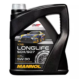 Автомобільна моторна олива MANNOL Longlife 5W-30 4л MN7715-4 - мініатюра 1
