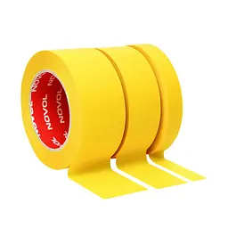 Професійна малярська стрічка NOVOL PREMIUM 110°C жовта 19мм*50м