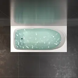 Ванна акрилова Damixa Apollo 150x70 см білий 47WA-150-070W-A, Білий - мініатюра 2