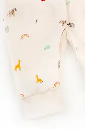 Слип для малышей с открытыми ножками на кнопках Giraffe - миниатюра 4