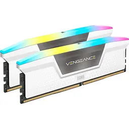 Модуль пам'яті DDR5 Corsair Vengeance RGB 2x16GB 6400MHz White [CMH32GX5M2B6400Z32W] [150012] - мініатюра 2