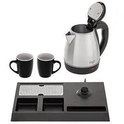 Готельний набір для гарячих напоїв Adler AD 1354, 1500 Вт, чайник 1.2L із чашками - мініатюра 3