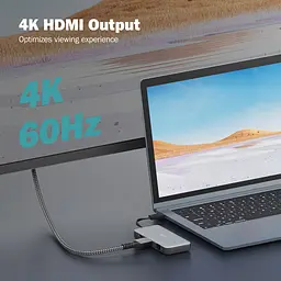 Порт-реплікатор Digitus USB-C > HDMI/2xUSB-A/USB-C/SD/MicroSD/RJ54, Travel (DA-70916) - мініатюра 7