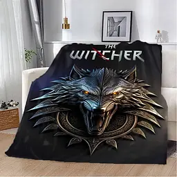 Плед плюшевий подарунковий 3D The Witcher №2 160×200 см