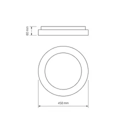LED світильник Videx EDGE-RC-72W-WHITE (VLE-ERC-72W) - мініатюра 3