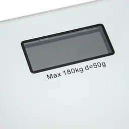 Підлогові ваги електронні Domotec MS-1604 Білі з чорним малюнком, ваги домашні підлогові (NS) - мініатюра 4