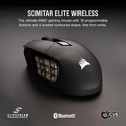 Миша комп'ютерна Corsair MMO Scimitar Elite Wireless (CH-9314311) - мініатюра 2