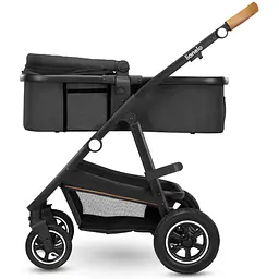 Коляска універсальна 3в1 Lionelo Amber Grey Graphite, графітова (LO-AMBER GREY GRAPHITE (3in1)) - мініатюра 5