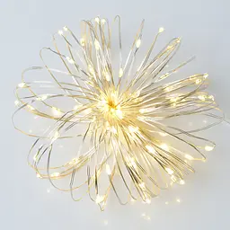 Електрогірлянда Yes! Fun нитка на мідному дроті 100 LED статична 10 м тепло-біла (975035) - мініатюра 3