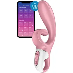 Смарт вібратор-кролик Satisfyer Hug Me Pink - мініатюра 2