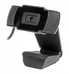 Веб-камера Maxxter WC-HD-FF-01 чорний, 5 Mpx, 1280x720, Fixed-Focus, USB 2.0, вбудований мікрофон (WC-HD-FF-01)