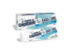 Зубна паста Pasta Del Capitano 75 мл Plaque&Cavities Проти карієсу та зубного нал