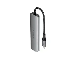 USB-хаб Acefast J18 6-in-1 HUB Metal Gray (6974316285939) - мініатюра 2