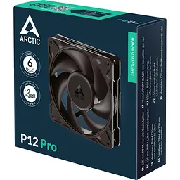 Вентилятор Arctic P12 Pro 4pin PWM (ACFAN00305A) Black - мініатюра 6