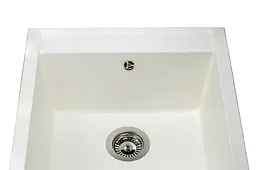 Кухонна мийка гранітна Miraggio Bodrum 510 white 508x495x227 00206402, Білий - мініатюра 3