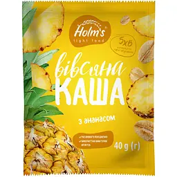 Каша вівсяна Holm's light food з ананасом 40 г