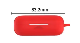 Чохол-накладка DK Silicone Candy Friendly з карабіном для Honor FlyPods 3 (011399) (red) - мініатюра 2