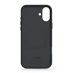 Силиконовый чехол с MagSafe для Apple iPhone 16 Plus, ICON2 MagCase, черный, противоударный, панель с мягкой подкладкой, защита всего корпуса, поддержка беспроводной зарядки, совместим с защитными стеклами и пленками, ArmorStandart (ARM78667) - мініатюра 2