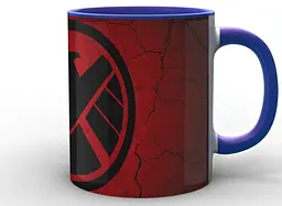 Кружка GeekLand білі Агенти Щ.И.Т Agents of S.H.I.E.L.D. логотип на червоному тлі AS.02.008 - мініатюра 7