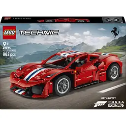 Конструктор LEGO Technic Автомобіль Ferrari 488 Pista 882 ел.(42235) - мініатюра 3