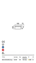 Бра вуличне TOKYO AP ORIZ. LED 12W IP54 DB 3000K (5.1.2) Redo 90017 - мініатюра 3