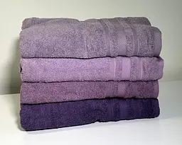 Набір махрових рушників 70х140 Ada Turkey 4 шт Violet - мініатюра 1