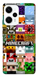 Чохол Demsky Minecraft collage для Xiaomi Poco F5 / Note 12 Turbo