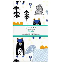 Підковдра полуторна Cosas Castor 155х215см (Castor_CellBlue_155q)