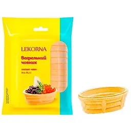 Тарталетки Lekorna Вафельний човник 24 шт. 20 г - мініатюра 2