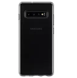 Чохол Silicone Case WS Samsung S10 Plus (G975) Прозорий