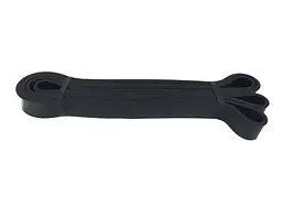 Гумова петля еспандер Easyfit Origin 15-45 кг гумка для підтягувань, фітнесу та тренувань Чорна (EF-1877-B)