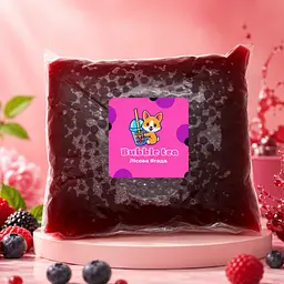 Bubble tea кульки смак "Лісова ягода" 1.25кг Дой пак - мініатюра 2