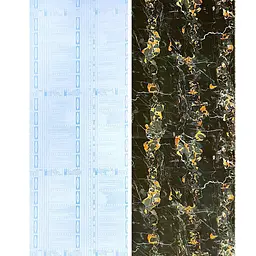 Самоклеюча плівка Sticker Wall 0.45х10м х 0.07мм Чорний мармур з жовтим SW-00001282 - мініатюра 4