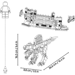 Конструктор LEGO Jurassic World Втеча спинозавра 820 ел. (77982) - мініатюра 15