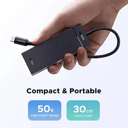 Хаб USB 3.2 Type-C -> 4хUSB-C 3.2 Gen2 10Gbps PD 100W Black CM806 Ugreen - мініатюра 5