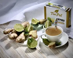 Чай TeaPot Імбир, меліса, лайм, мед концентрований 180 г - мініатюра 3