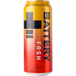 Напиток энергетический Battery FRSH безалкогольный 0.5 л