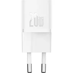 Зарядний пристрій Baseus GaN5 Fast Charger mini 1C 20W EU white (CCGN050102) - мініатюра 2