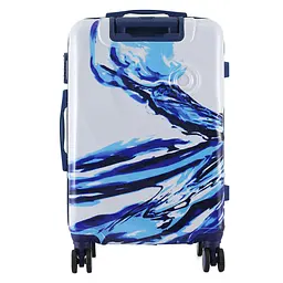 Валіза Semi Line 24" (M) White/Blue Print (T5653-2) - мініатюра 5