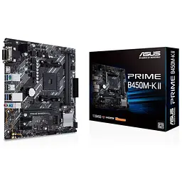 Материнська плата ASUS PRIME B450M-K II - мініатюра 2