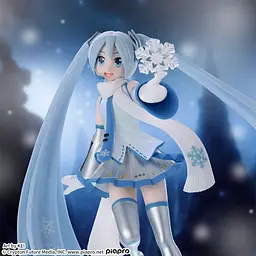 Фігурка Sega Міку Хацуне Сніжинка Hatsune Miku Project DIVA Future Tone 22.0 см WST VC 27.142 - мініатюра 4