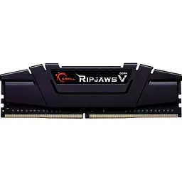 Модуль пам'яті DDR4 G.Skill Ripjaws V 16GB 3200 MHz Classic Black (F4-3200C16S-16GVK) [102584] - мініатюра 1