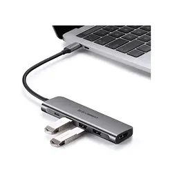 Хаб адаптер Ugreen CM136 Type-C - на HDMI 3xUsb 3.0 Type-C PD (50209) - мініатюра 8