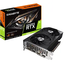 Відеокарта GF RTX 3060 12GB GDDR6 WindForce OC Gigabyte (GV-N3060WF2OC-12GD)