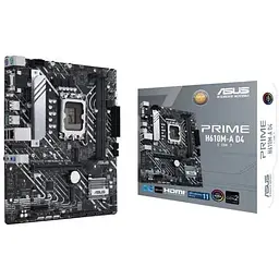 Материнська плата Asus Prime LGA1700, H610M-A D4-CSM, H610, 2xDDR4, Int.Video(CPU), 4xSATA3, 2xM.2, 1xPCI-E 16x 4.0, 1xPCI-E 1x 3.0, 1xM.2 (Key E), ALC997, I225V, 3xUSB3.2/6xUSB2.0, VGA/HDMI/DP, MicroATX - мініатюра 2